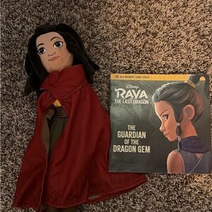 Disney Raya Plush Toy with Book